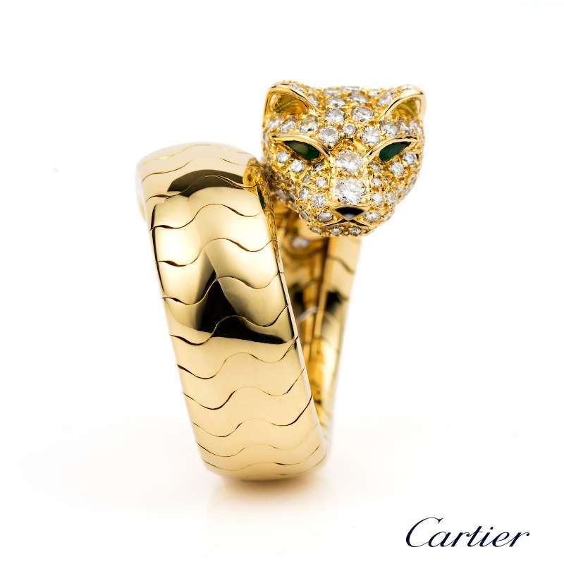second hand cartier panthere ring